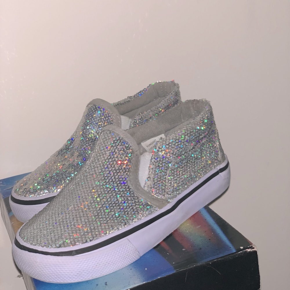 Glittery Toddler Sneakers for Girls